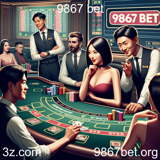 A Emoção dos Cassinos ao Vivo na 9867 Bet